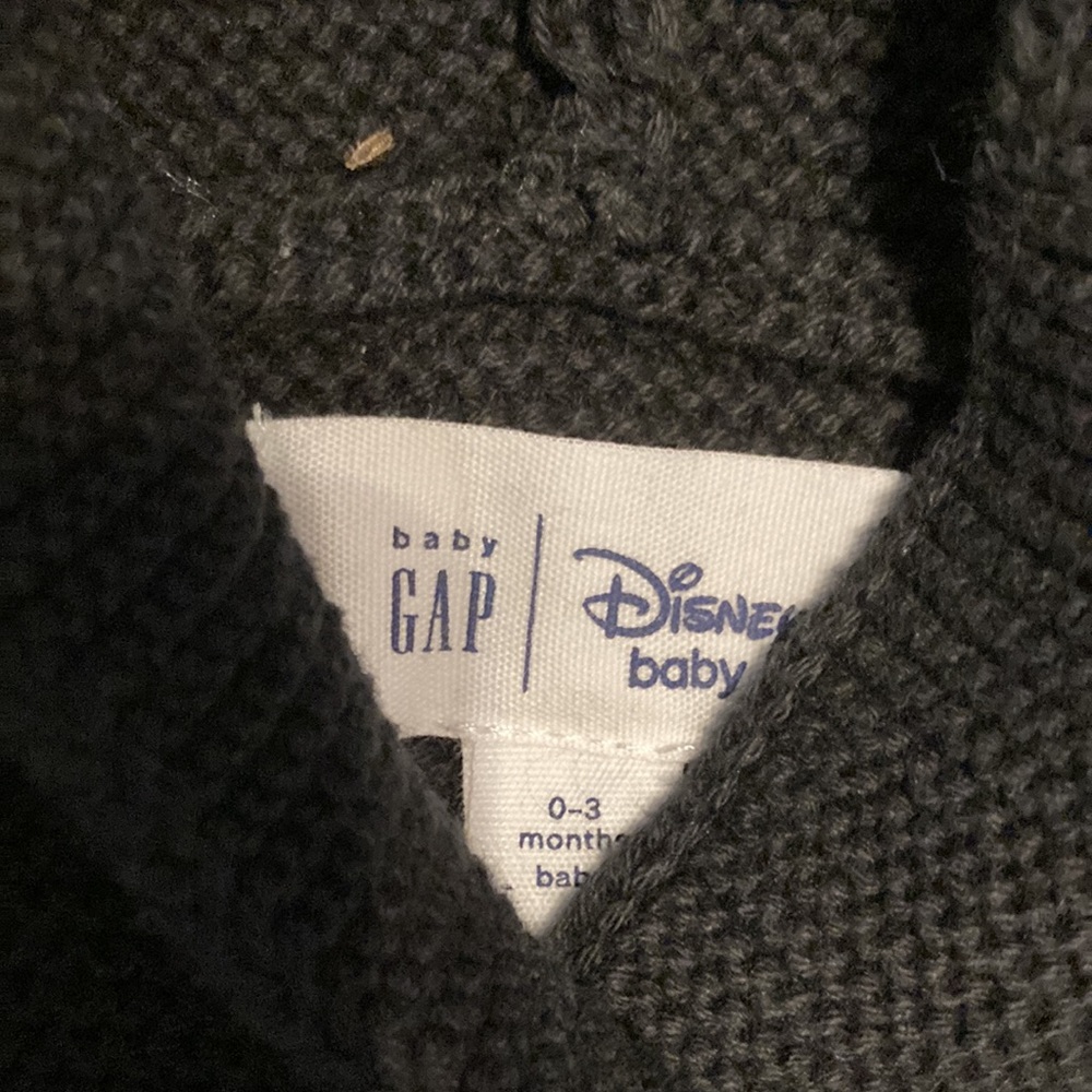 NWT Minnie Mouse Sweater 0-3mo - Picture 3 of 3